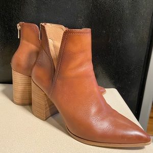 Steve Madden cognac booties
